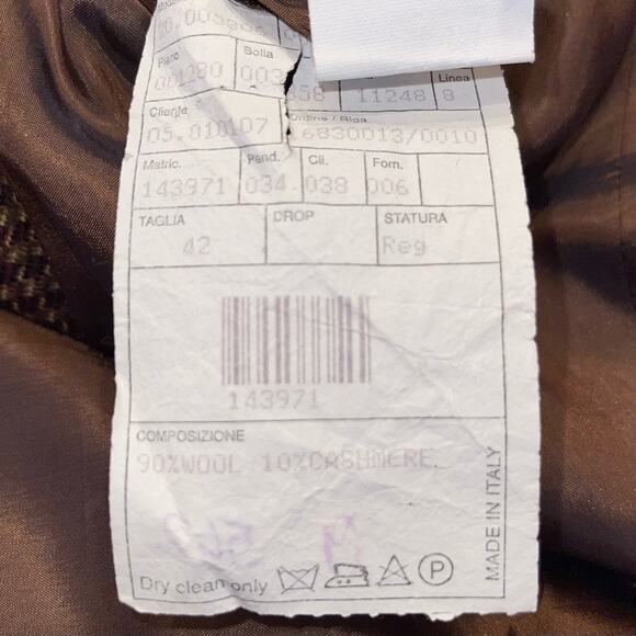 Donna Karan Blazer Wool Cashmere Houndstooth - Picture 9 of 9